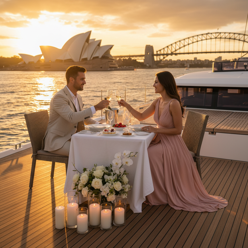 Anniversary Cruise Sydney Harbour — Private Catamaran Hire