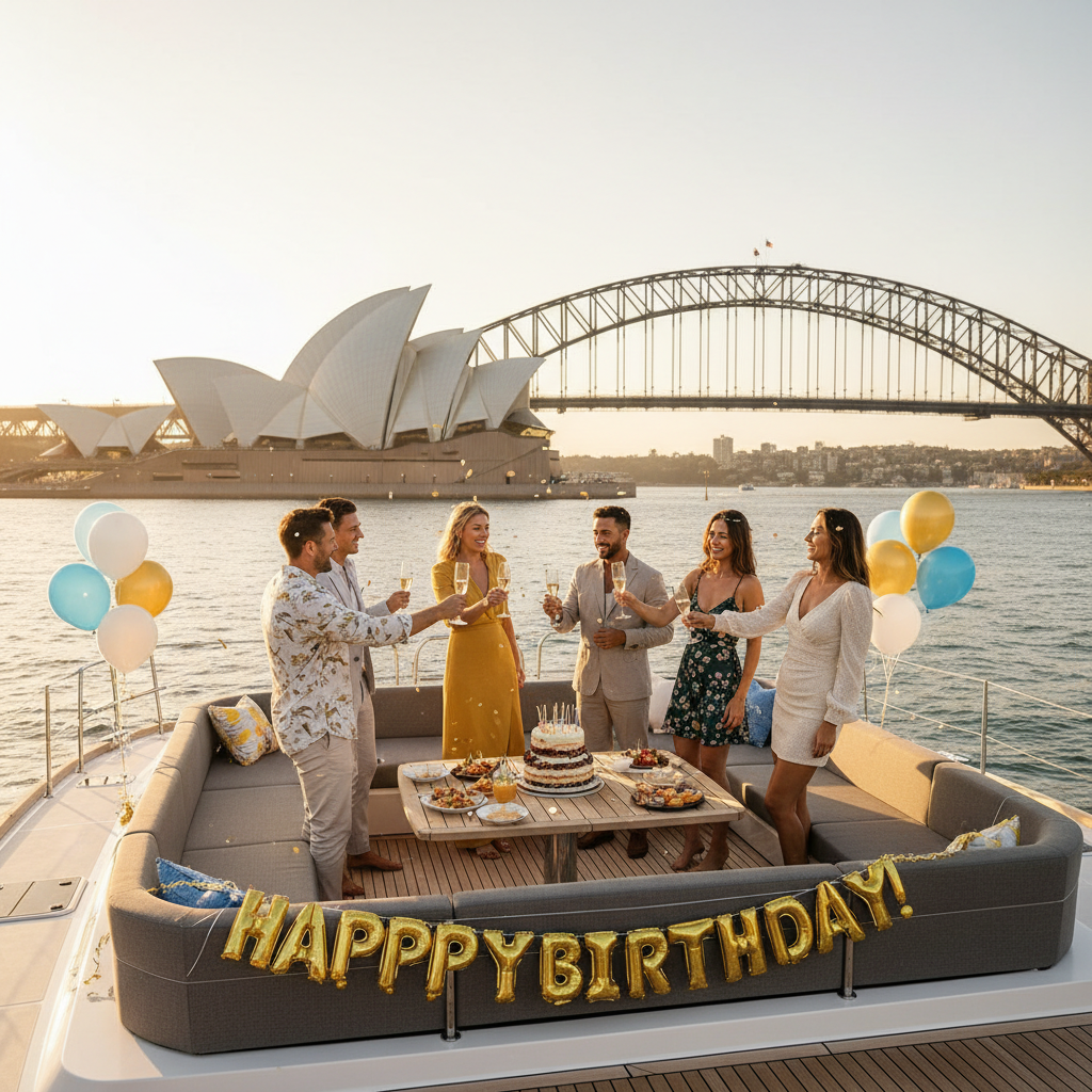 Birthday Party Catamaran Hire Sydney Harbour