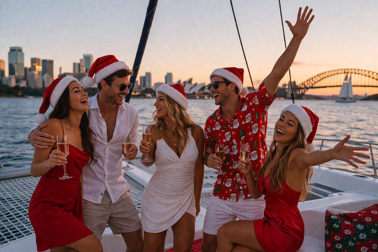 Christmas Party Catamaran Hire
