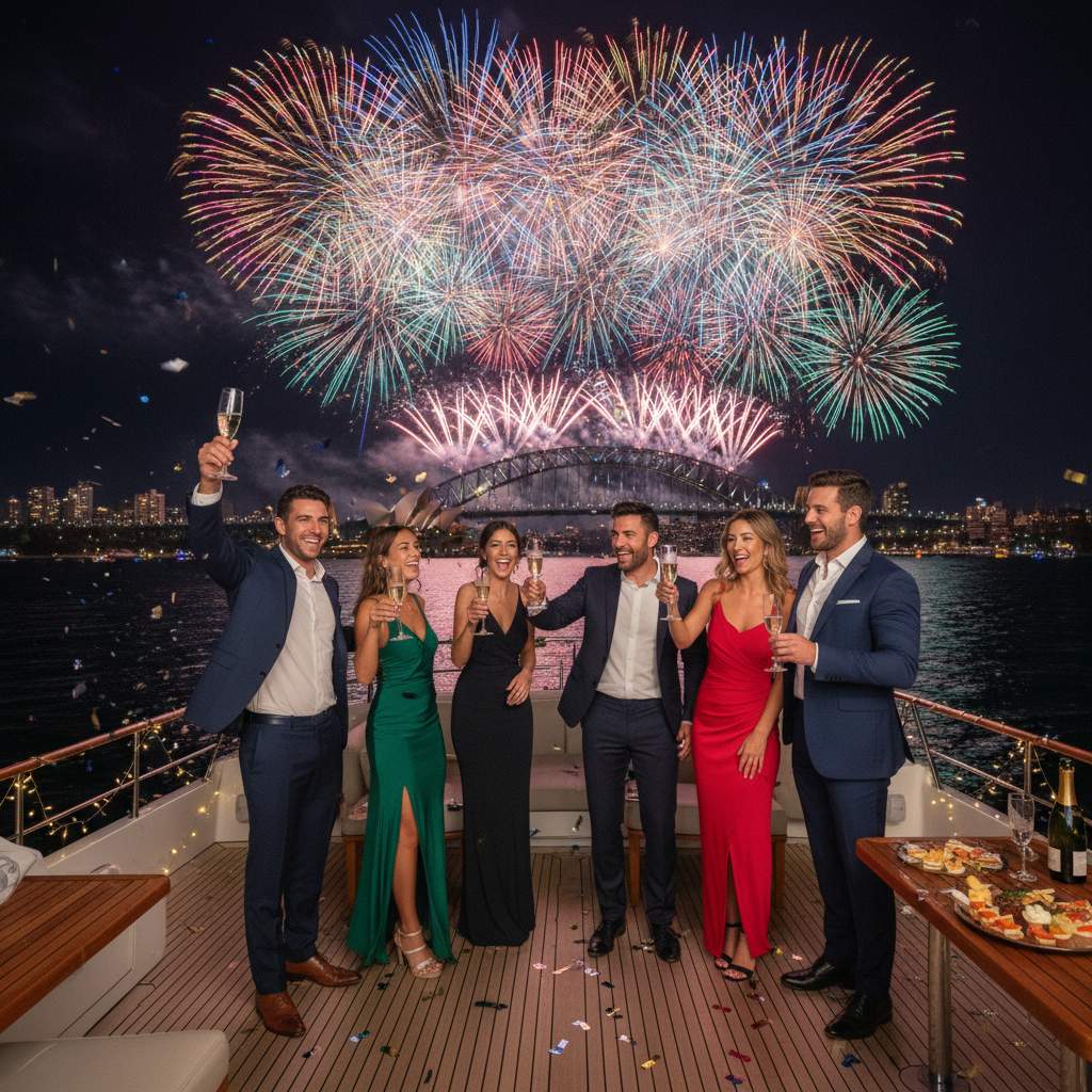 NYE celebration on private Sydney Harbour charter