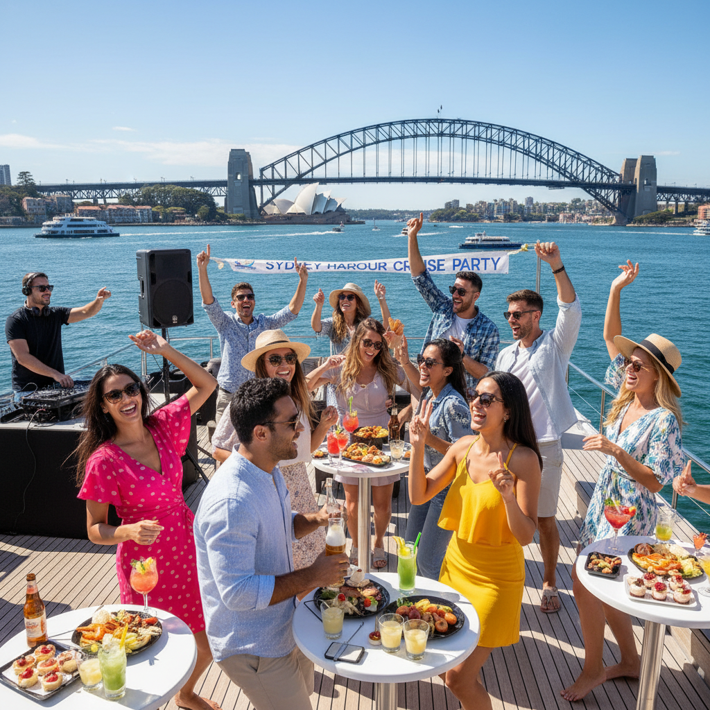 Party Cruise Catamaran Deck
