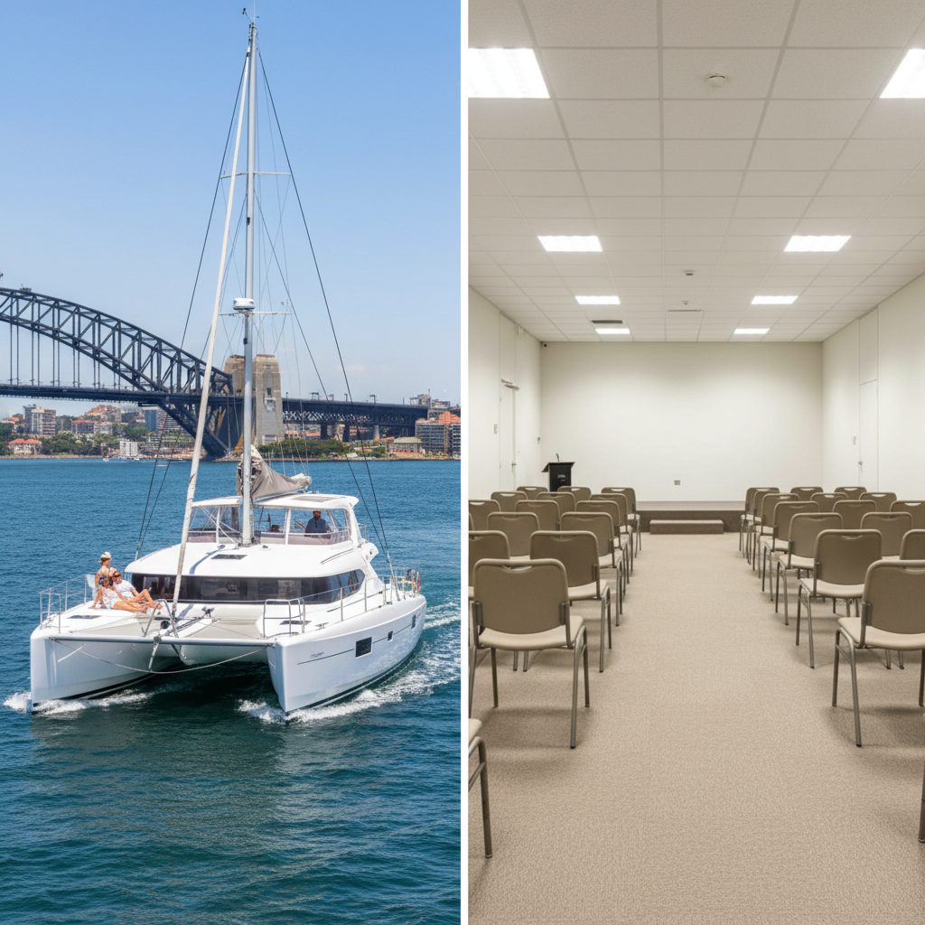 Boat vs function room venue comparison