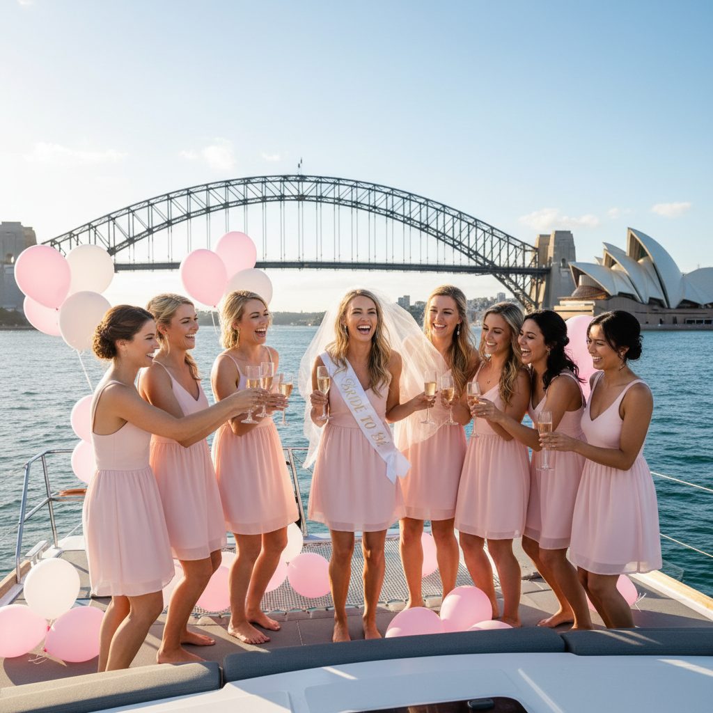 Hens Party Boat Hire Sydney Harbour - Onboard Group Cruise