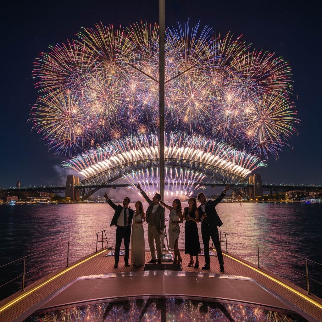 Sydney Harbour fireworks NYE cruise