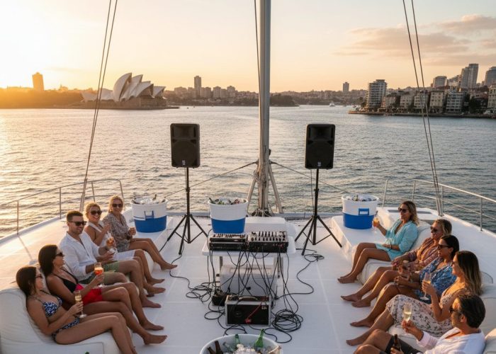 Catamaran charter Sydney what is included onboard