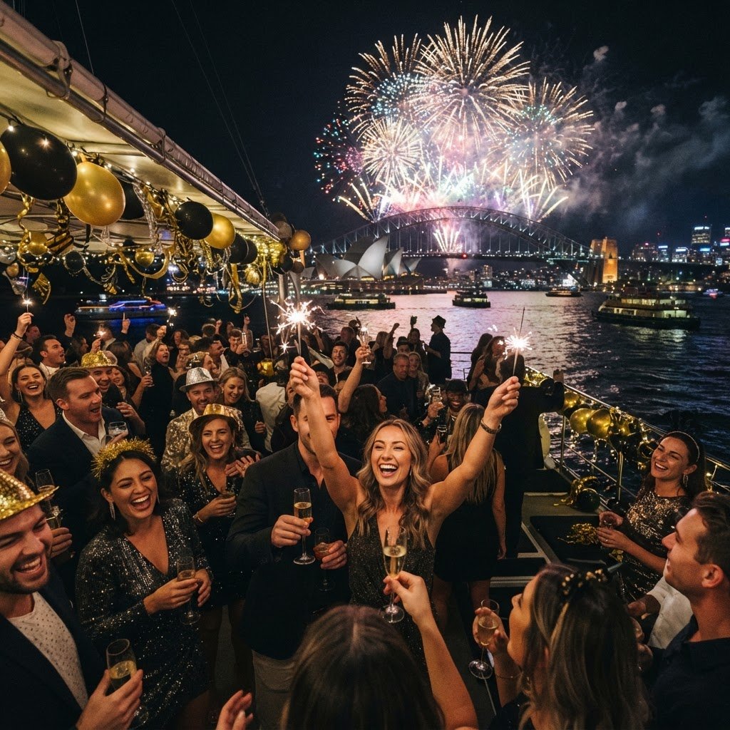 New Year Eve Fireworks Celebration